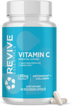 Revive MD Vitamina C Cápsulas, 1000mg - Ácido Ascórbico de Alta Potencia para Apoyo Inmunológico y Salud Antioxidante