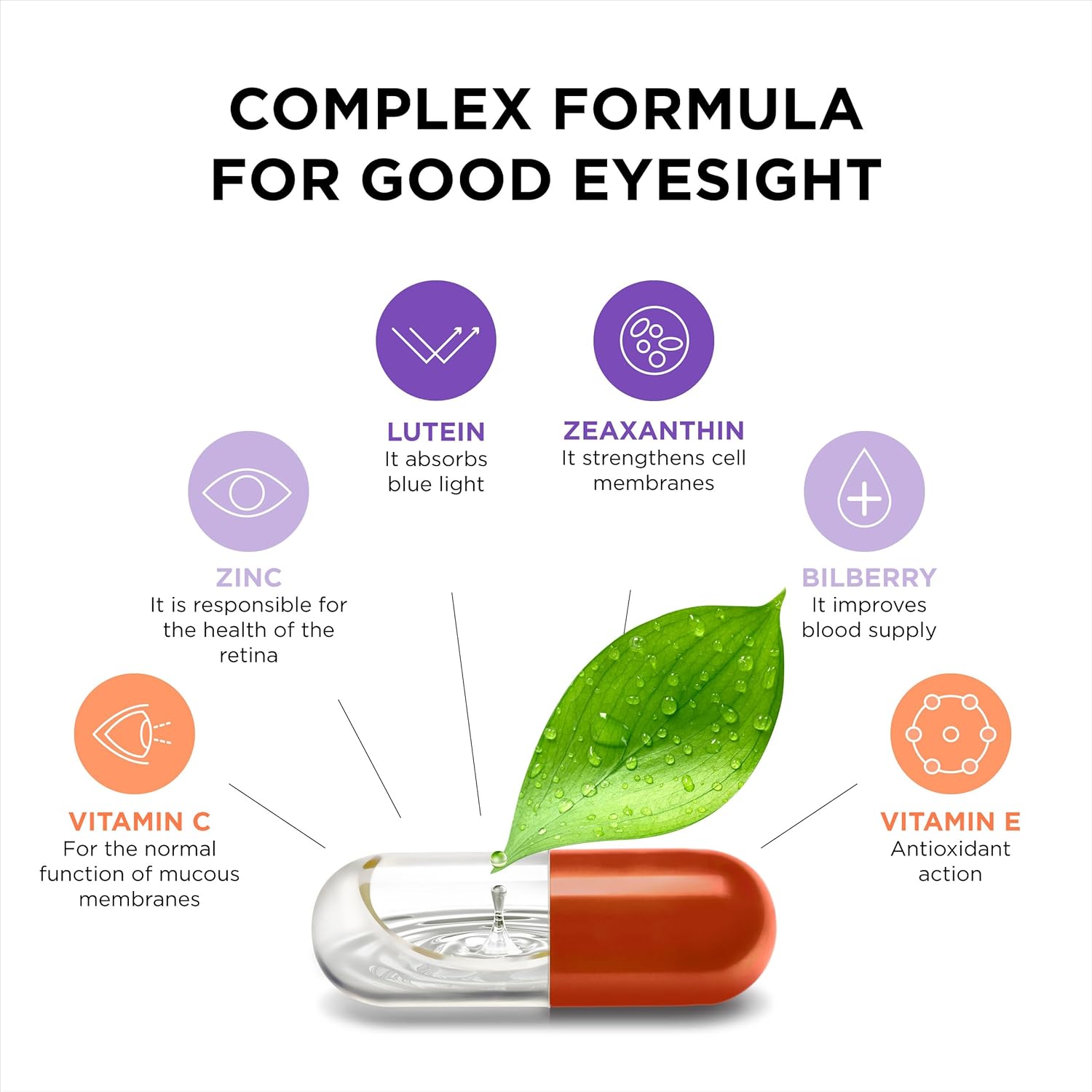 Excellent Vision - Complemento Antioxidante para la Vista (3 Meses de Suministro)
