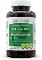 Secrets of the Tribe - Fórmula Digestiva, Suplemento Herbal para la Digestión Saludable (60 Cápsulas)
