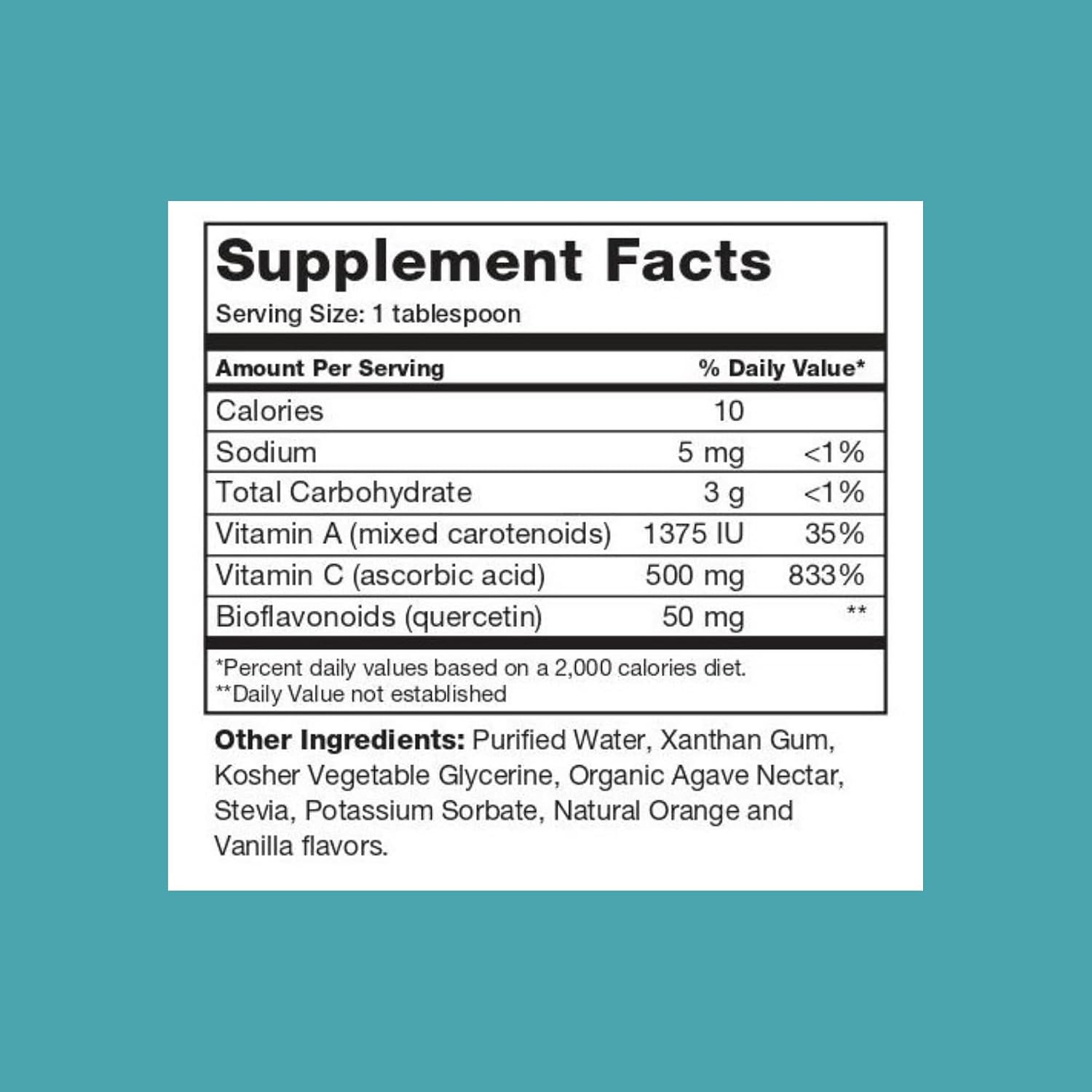 BrainChild Nutritionals Liqui-C Complete Liquid Vitamin C - Buffered Ascorbic Acid with Quercetin & Bioflavonoids for Immune Support - Gluten-Free, Orange-Vanilla Flavor - 473 ml
