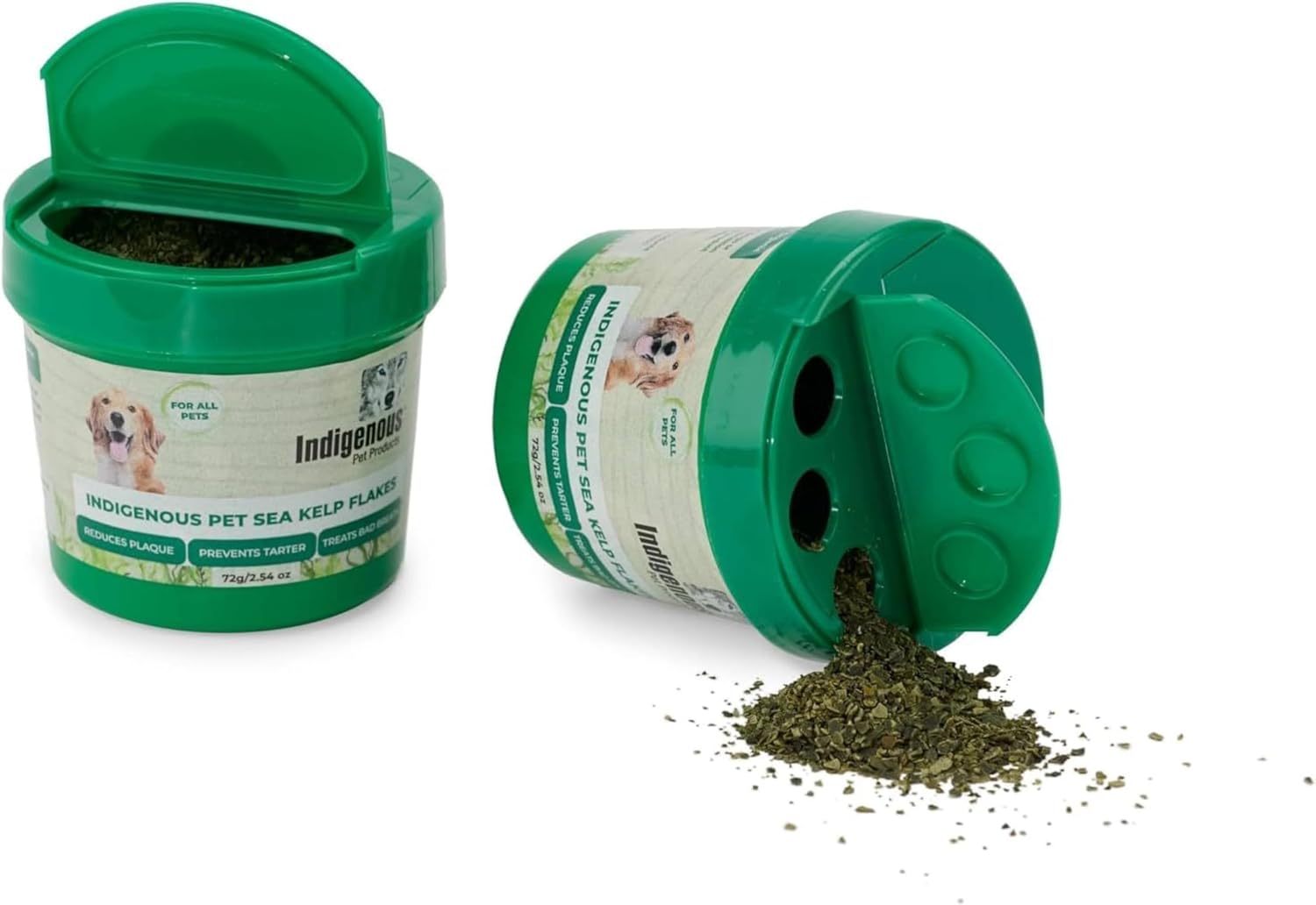 Indigenous Pet Organic Sea Kelp Flakes for Dogs – 72 g (2.54 oz)