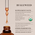 Bugleweed (Lycopus virginicus) Tintura Natural Sin Alcohol - Garden Organics - 118 ml