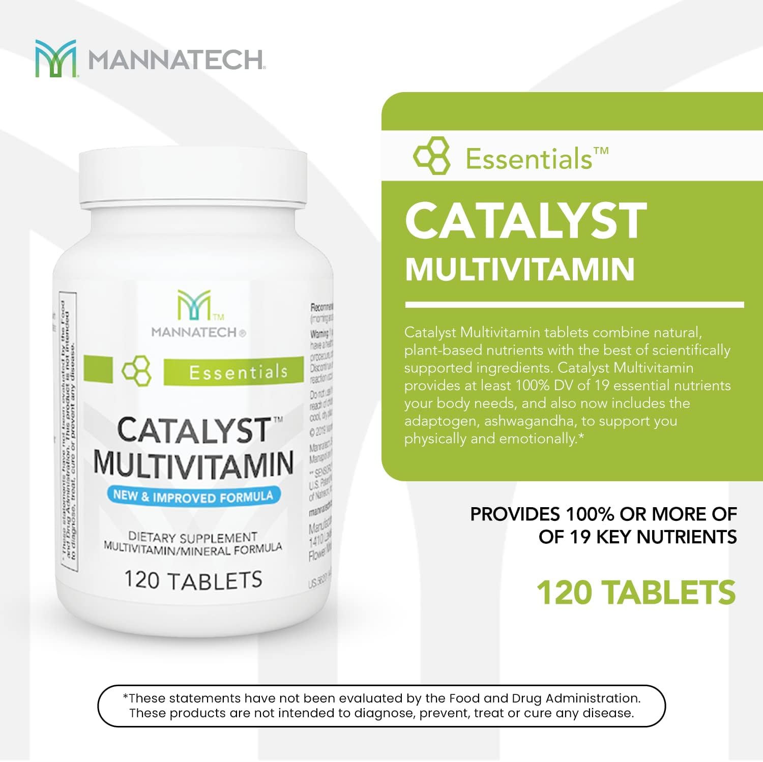 Mannatech Catalyst Multivitamin – 120 Comprimidos