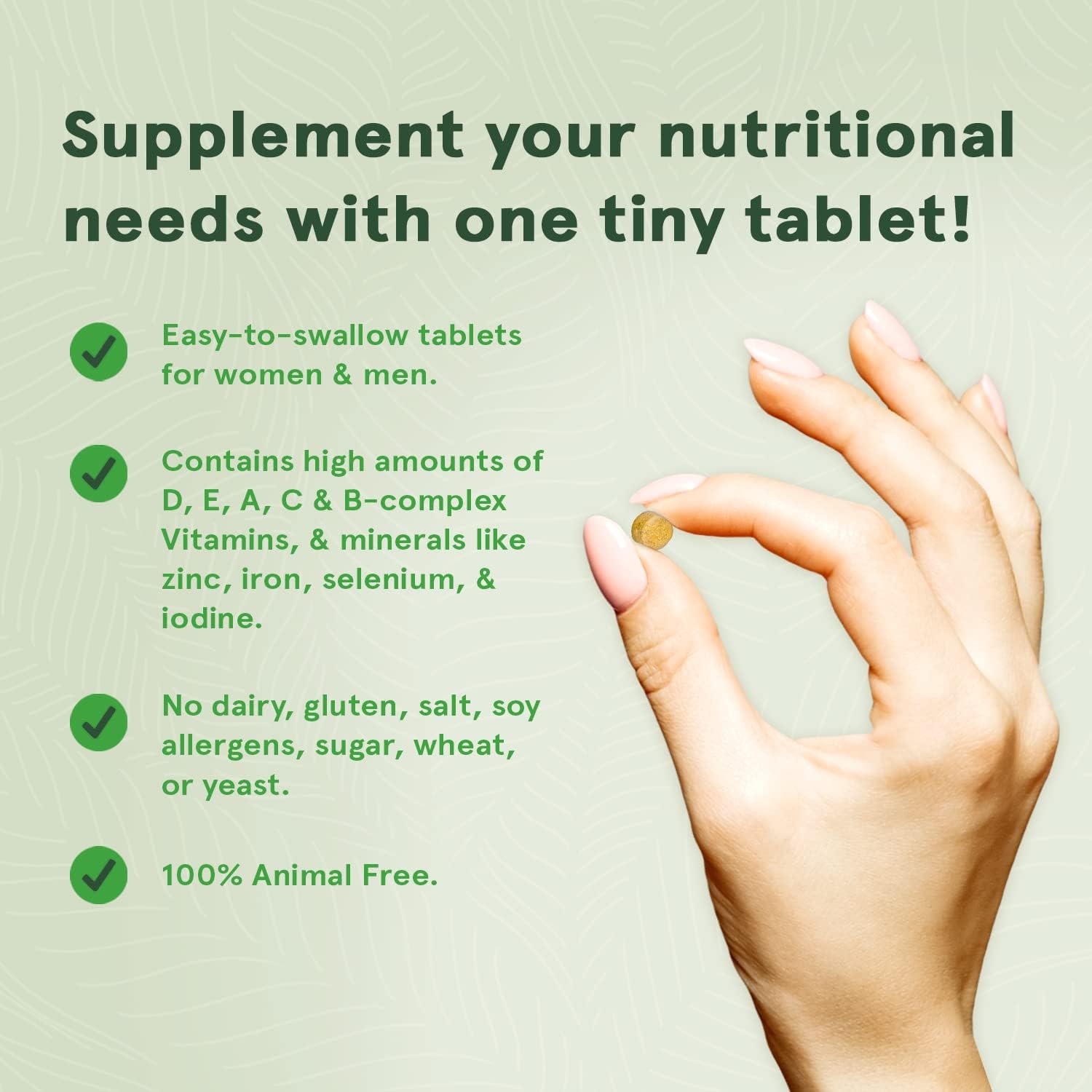 DEVA Mini Comprimidos Multivitamínico Vegano para Hombres y Mujeres (2 Paquetes, 90 Comprimidos cada uno) con Hierro, Vitamina C, E, Complejo B y Zinc