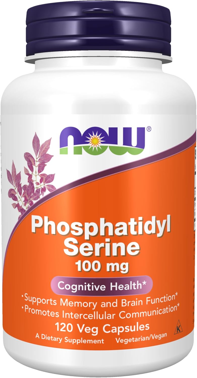 NOW Foods, Phosphatidyl Serine 100 mg, 120 Veg Capsules