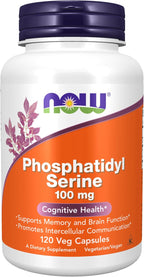 NOW Foods, Phosphatidyl Serine 100 mg, 120 Veg Capsules