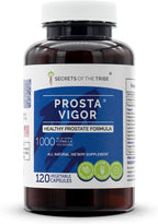 Secrets of the Tribe - Prosta Vigor, Fórmula Saludable para la Próstata, Suplemento Herbal (60 Cápsulas)