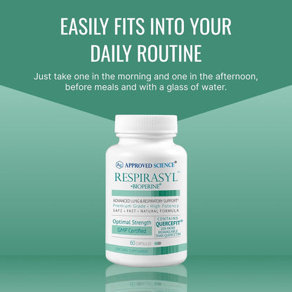 Approved Science® Respirasyl - Apoyo – Vitamina A: contribuye al funcionamiento normal del sistema inmunitario y – Image 7