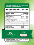 Nature's Truth Complejo B-100 Alta Potencia Equilibrado, 60 Comprimidos (Pack de 3)