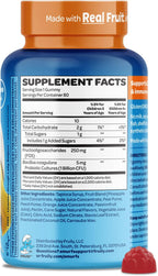 The Smurfs Focus Gummies para Niños - Gominolas de Concentración con Fosfatidilserina - Apoyo a la Atención y Memoria - 80 unidades