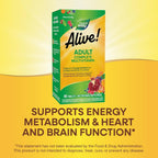 Nature's Way Alive! Multivitamínico Completo para Adultos, 60 Comprimidos