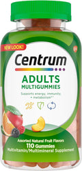 Centrum MultiGummies Multivitamínico en Gominolas para Adultos, 110 unidades