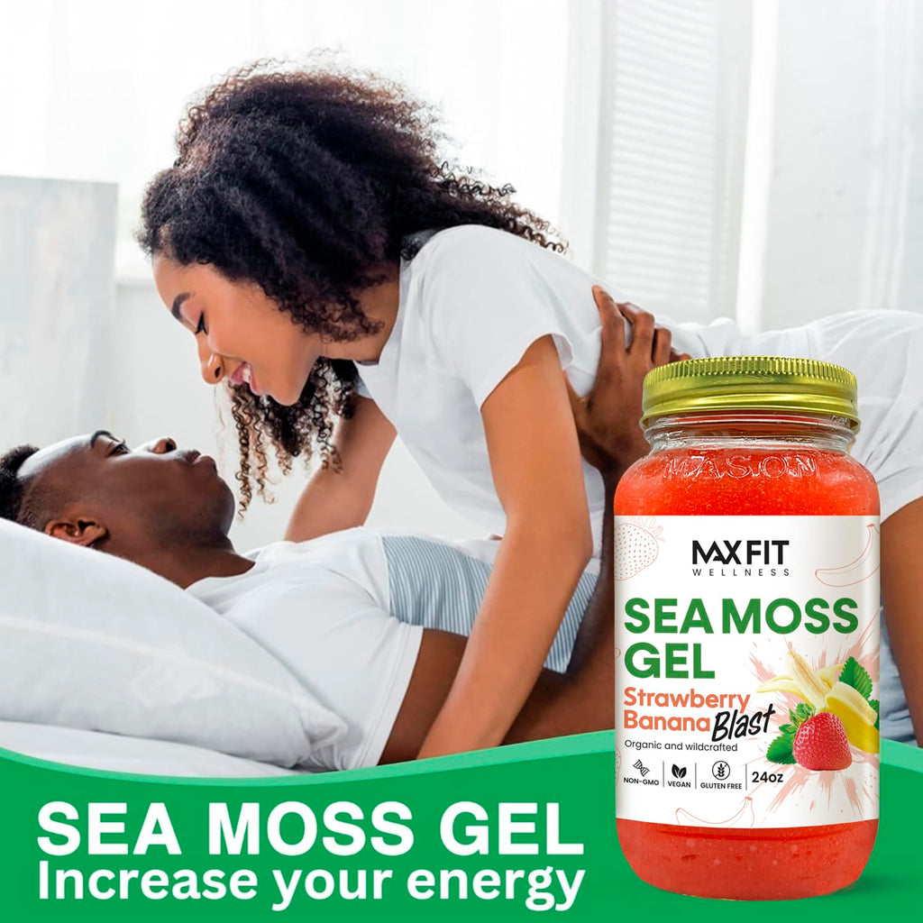 Sea Moss Gel Raw (24 Sabores) 24oz - Musgo Marino Dorado Silvestre de Santa Lucía | 92 Vitaminas y Minerales | Puro+Sin OGM | Superalimento Vegano