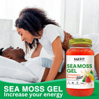 Sea Moss Gel Raw (24 Sabores) 24oz - Musgo Marino Dorado Silvestre de Santa Lucía | 92 Vitaminas y Minerales | Puro+Sin OGM | Superalimento Vegano