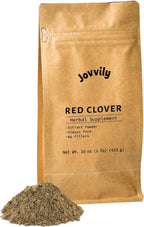 Jovvily Polvo de Trébol Rojo - 454 g - Puro, sin rellenos ni aditivos