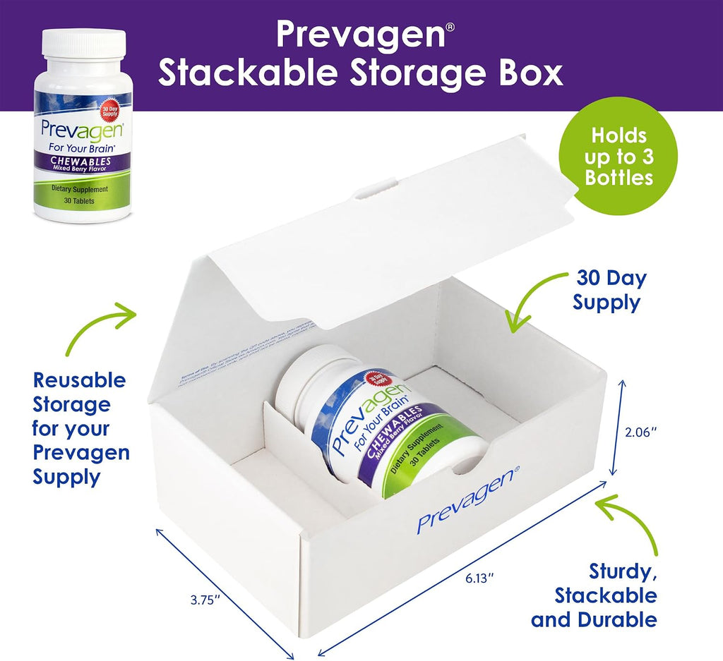 Prevagen Regular Strength Comprimidos Masticables Sabor a Bayas Mixtas - 30 Comprimidos (Suministro para 1 Mes) | Formulado para el Cerebro | 10 mg de Apoaequorina más Vitamina D3
