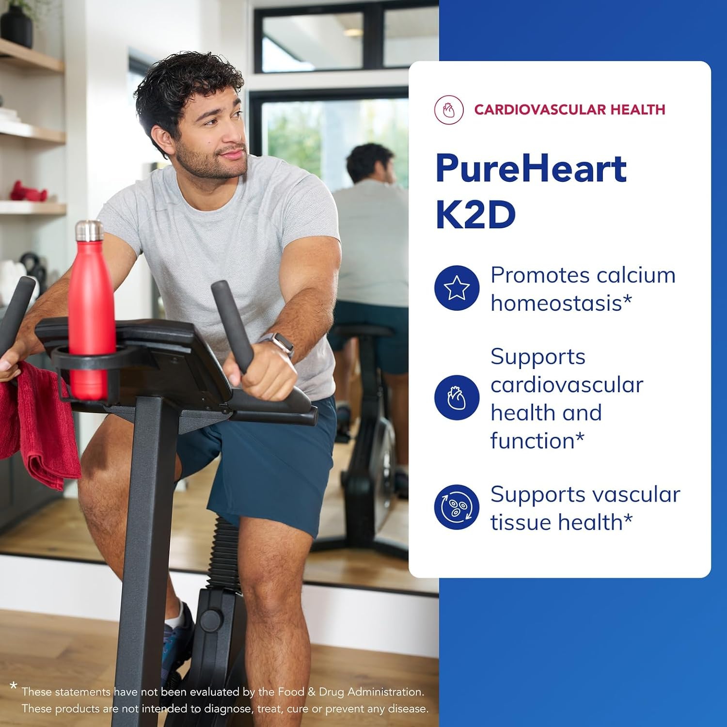 Pure Encapsulations PureHeart K2D - Vitamina D3 y K2 MK-7 - 60 Cápsulas