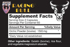 Healthy 'N Fit Raging Bull Mega Orchic - 120 Cápsulas (40 Días) Glándula Testicular Cruda Premium, Apoyo Natural para la Testosterona