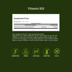Swanson Vitamina B12 Cianocobalamina 500 mcg (250 Cápsulas Veganas)