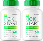Kick Start Cápsulas - Suplemento para el Equilibrio del Azúcar y la Circulación (2 Pack)