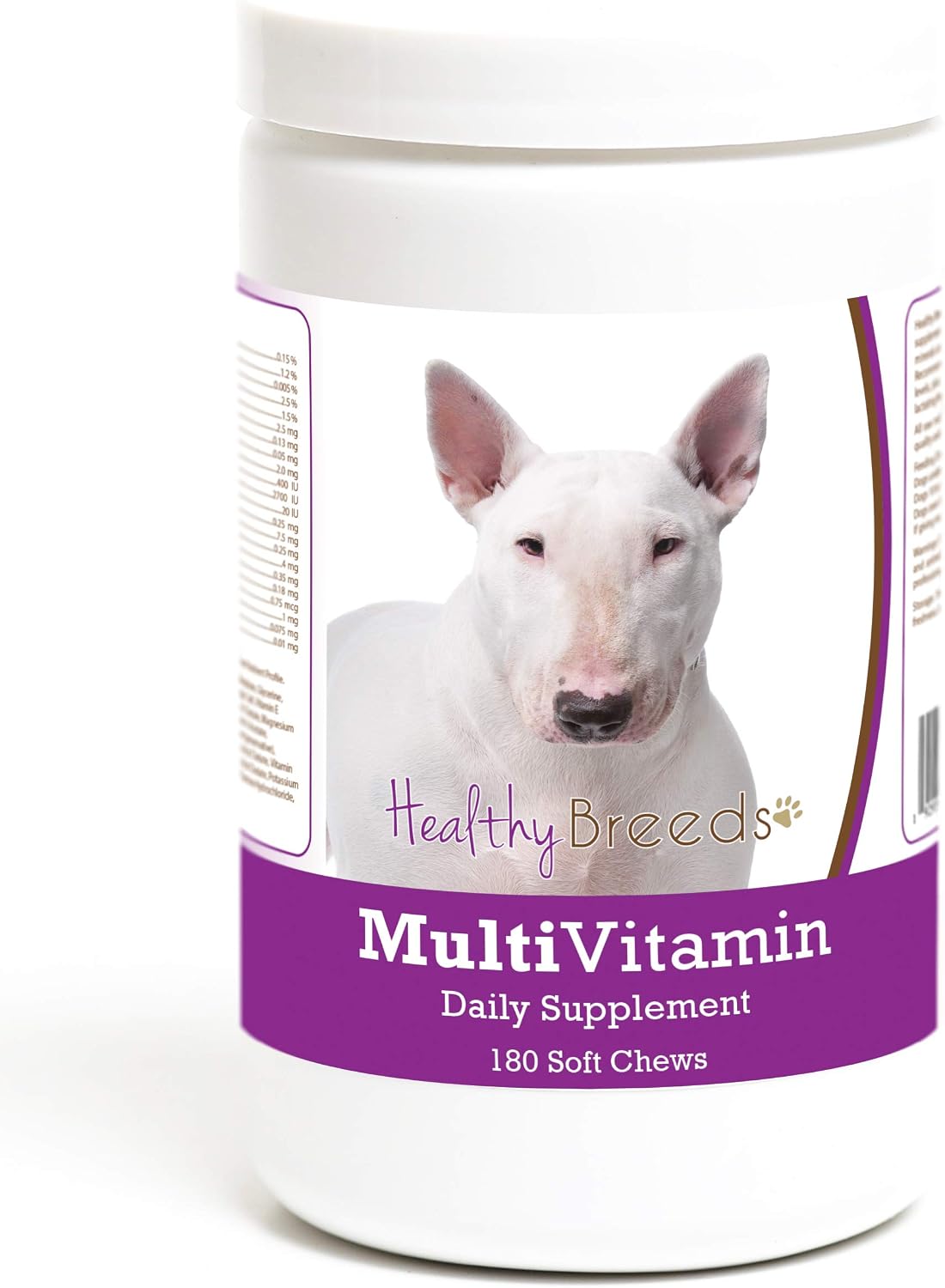 Healthy Breeds Basenji Multivitamínico Masticables Blandos para Perros, 180 unidades