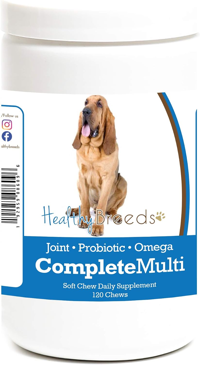 Healthy Breeds Bloodhound All in One Multivitamin Soft Chew 120 Unidades