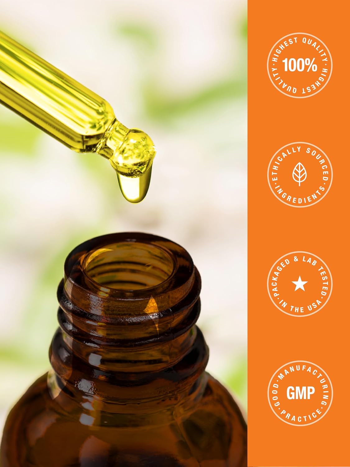 Horbäach Vitamin D3 K2 Liquid Drops | con MK-7 | 2 fl oz | Vegetariano, No-GMO, Sin Gluten