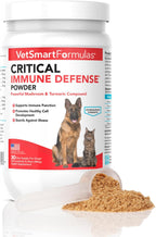 Critical Immune Defense para Perros y Gatos – Fórmula de Hongos y Cúrcuma Blanca – 30 Días