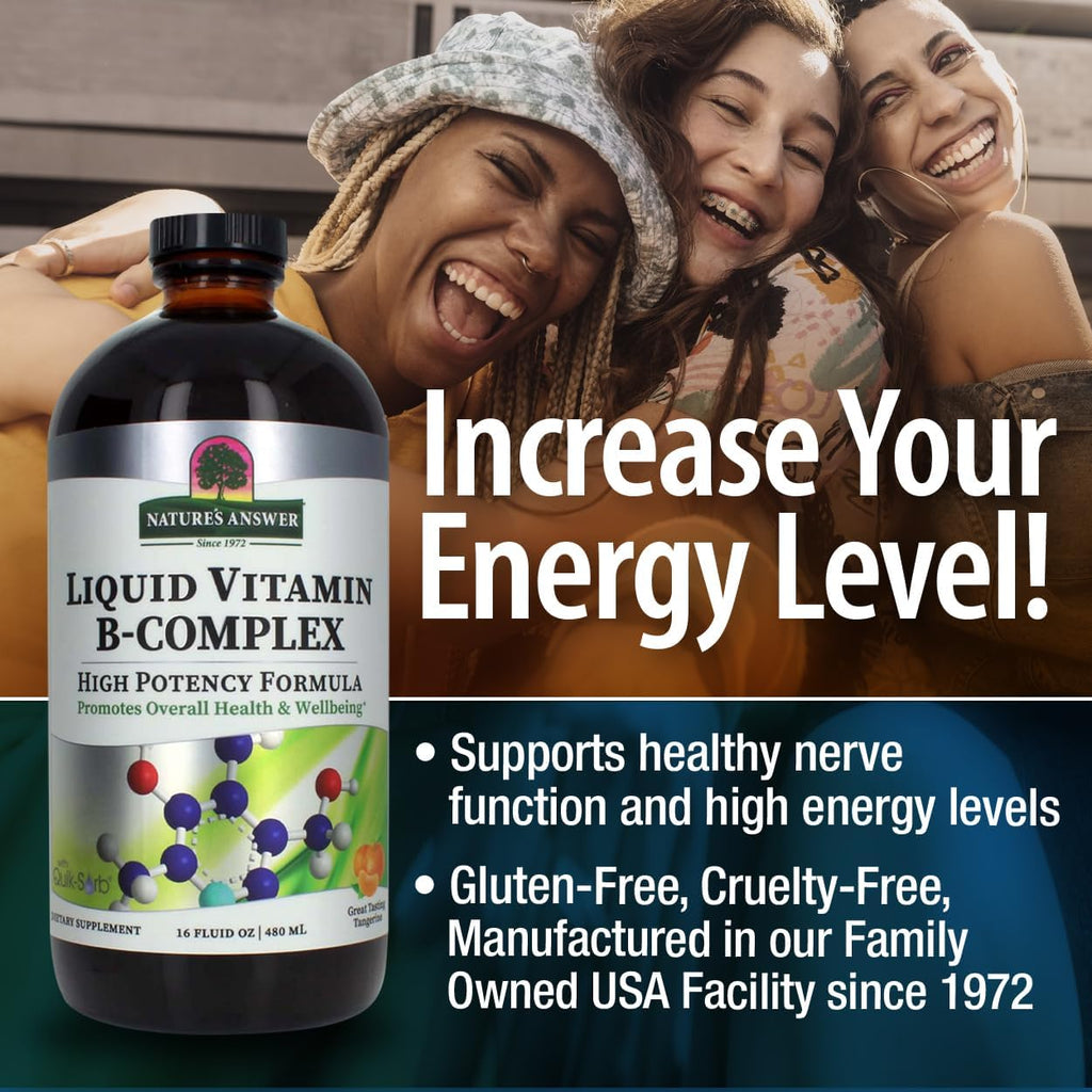 Nature's Answer Liquid Vitamin B-Complex - 473 ml