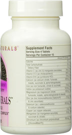 Source Naturals Life Minerals - Complejo Multimineral con Ciclo de Krebs, 60 Comprimidos