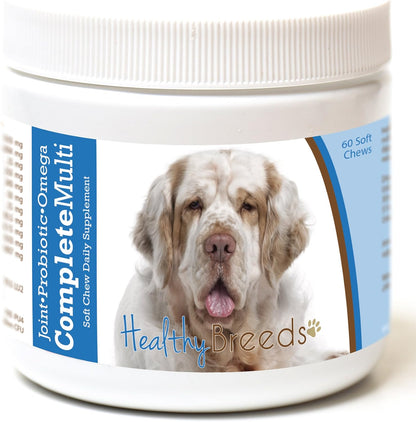 Healthy Breeds Clumber Spaniel All in One – Vitaminas: A, grupo B, C, D, E y K, que participan en múltiples – Image 1