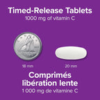 Webber Naturals Vitamina C Liberación Prolongada 1000 mg, 150 comprimidos