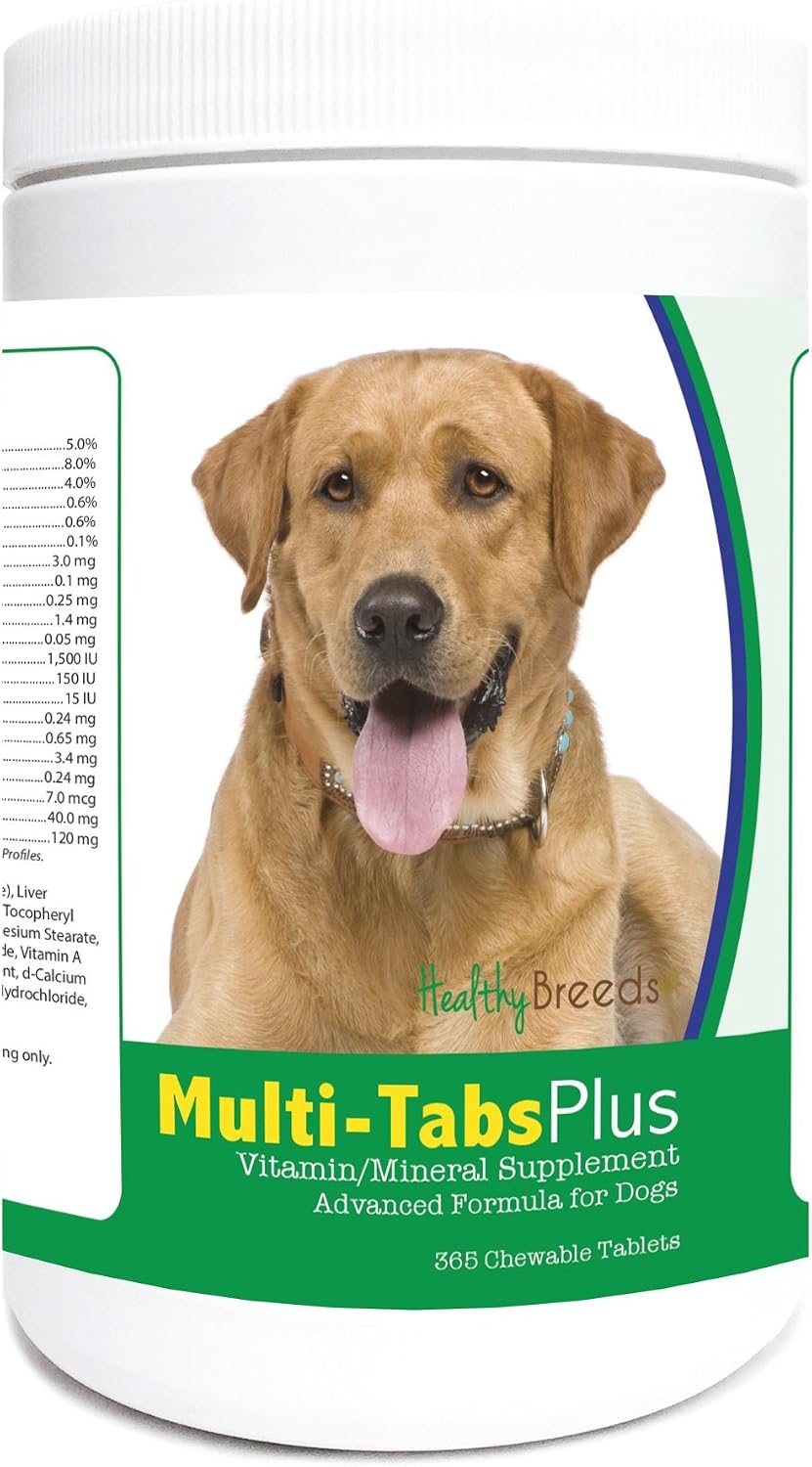 Healthy Breeds Multi-Tabs Plus Comprimidos Masticables para Perros, 365 unidades