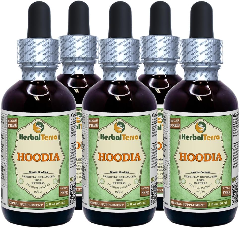 Extracto de Hoodia Gordonii sin Alcohol - Glicerito HerbalTerra (120 ml)