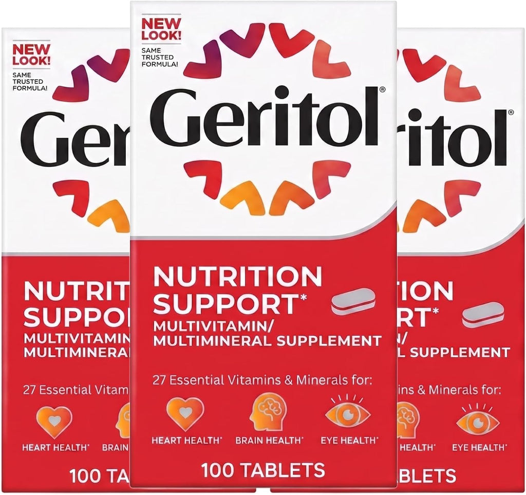 Geritol Complete Tablets, 100 comprimidos (paquete de 3)