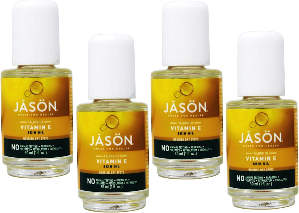 Jason Aceite de Vitamina E para la Piel 14.000 UI - Pack de 4