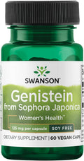 Swanson Genisteina sin soja 125 mg - 60 cápsulas veganas