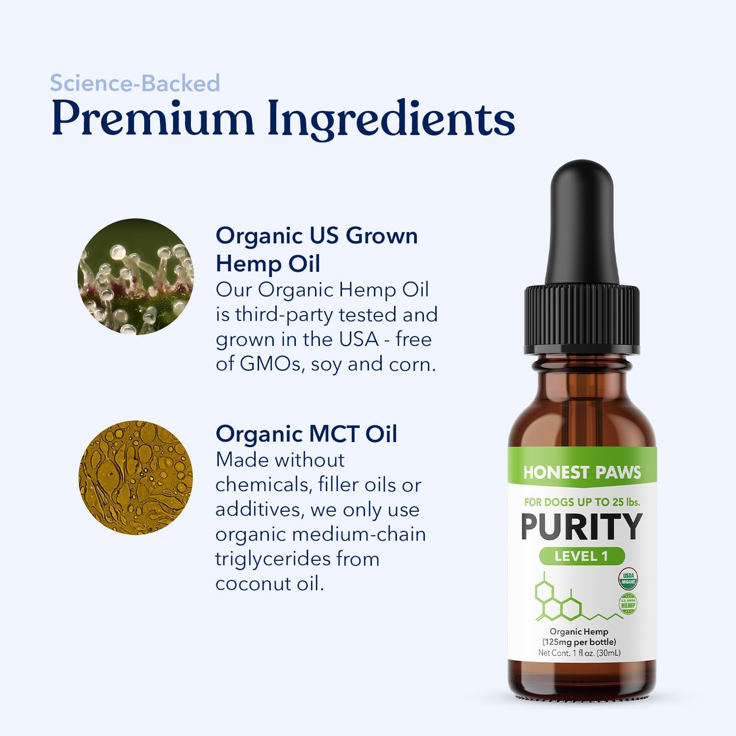 Aceite de Cáñamo para Perros - Gotas Calmantes de Aceite de Semilla de Cáñamo - Rico en Omega 3, 6 y 9