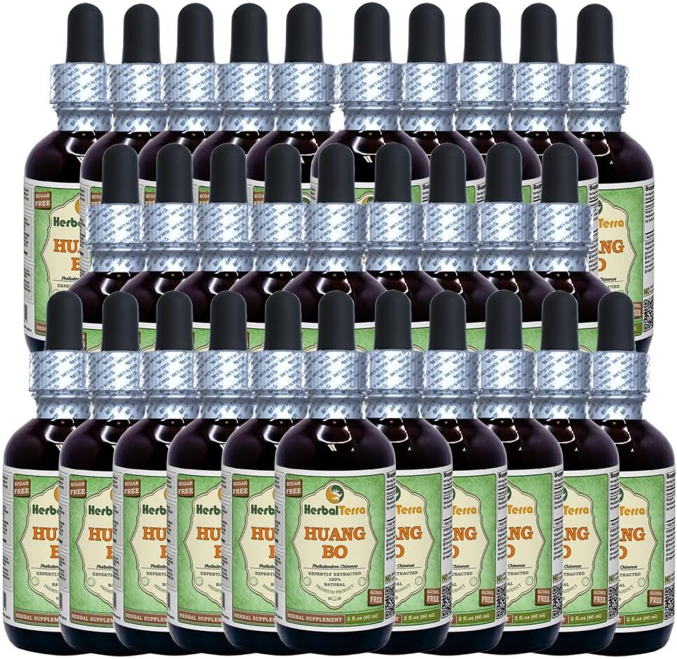 Huang Bo (Phellodendron chinense) Glicerita sin Alcohol - HerbalTerra (30 x 60 ml)
