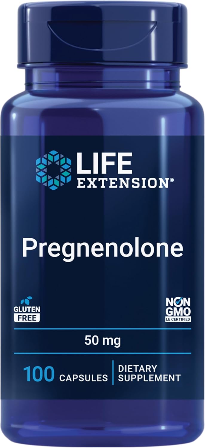 Life Extension Pregnenolona, Neurohormona - 100 Cápsulas