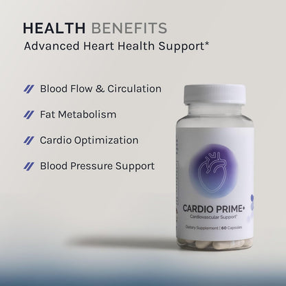InfiniWell Cardio Prime+ - Suplemento para la Salud del Corazón (60 Cápsulas) – Image 2