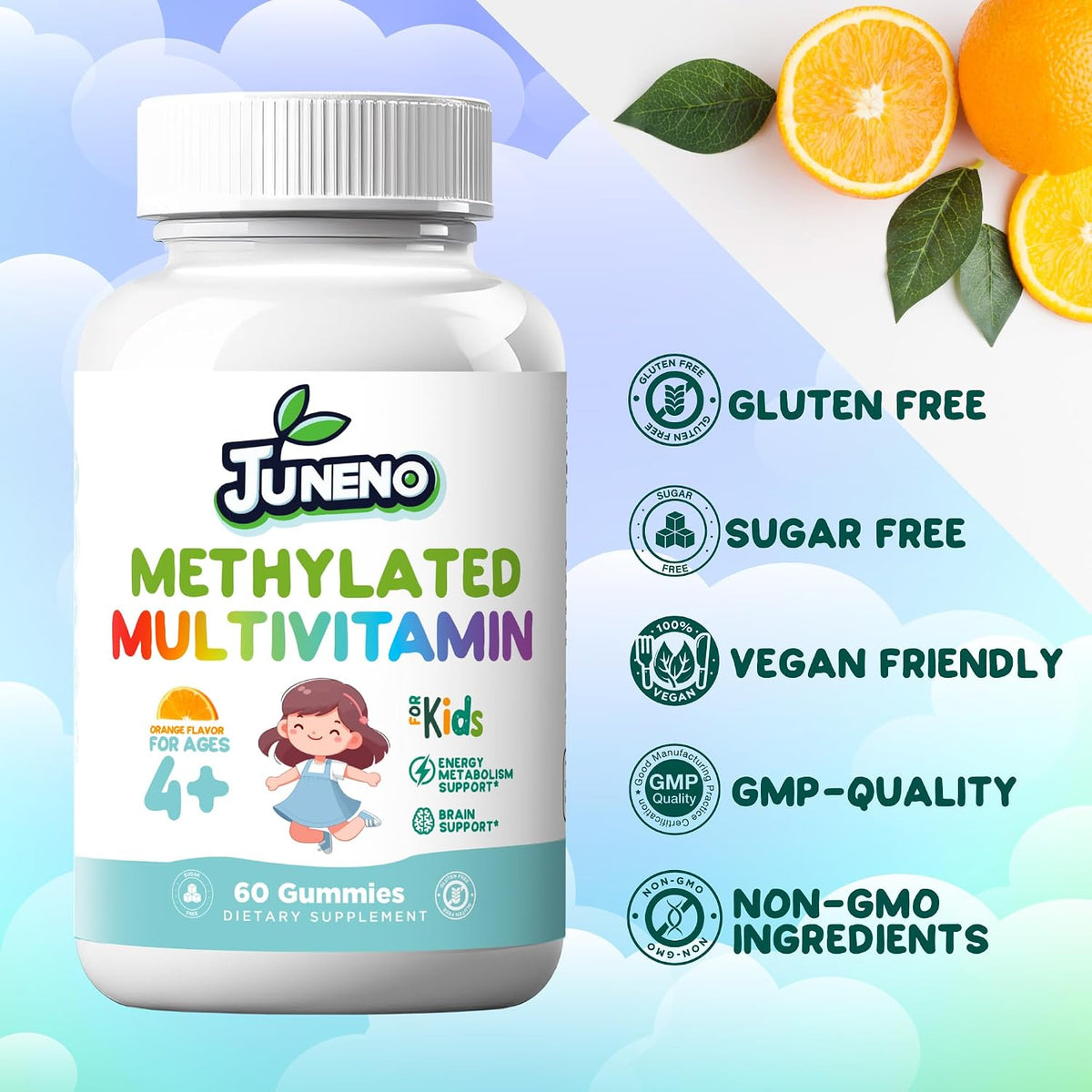 Gominolas Multivitamínicas Metiladas para – Metilcobalamina (B12): Forma metilada de la vitamina B12, necesaria – Image 6