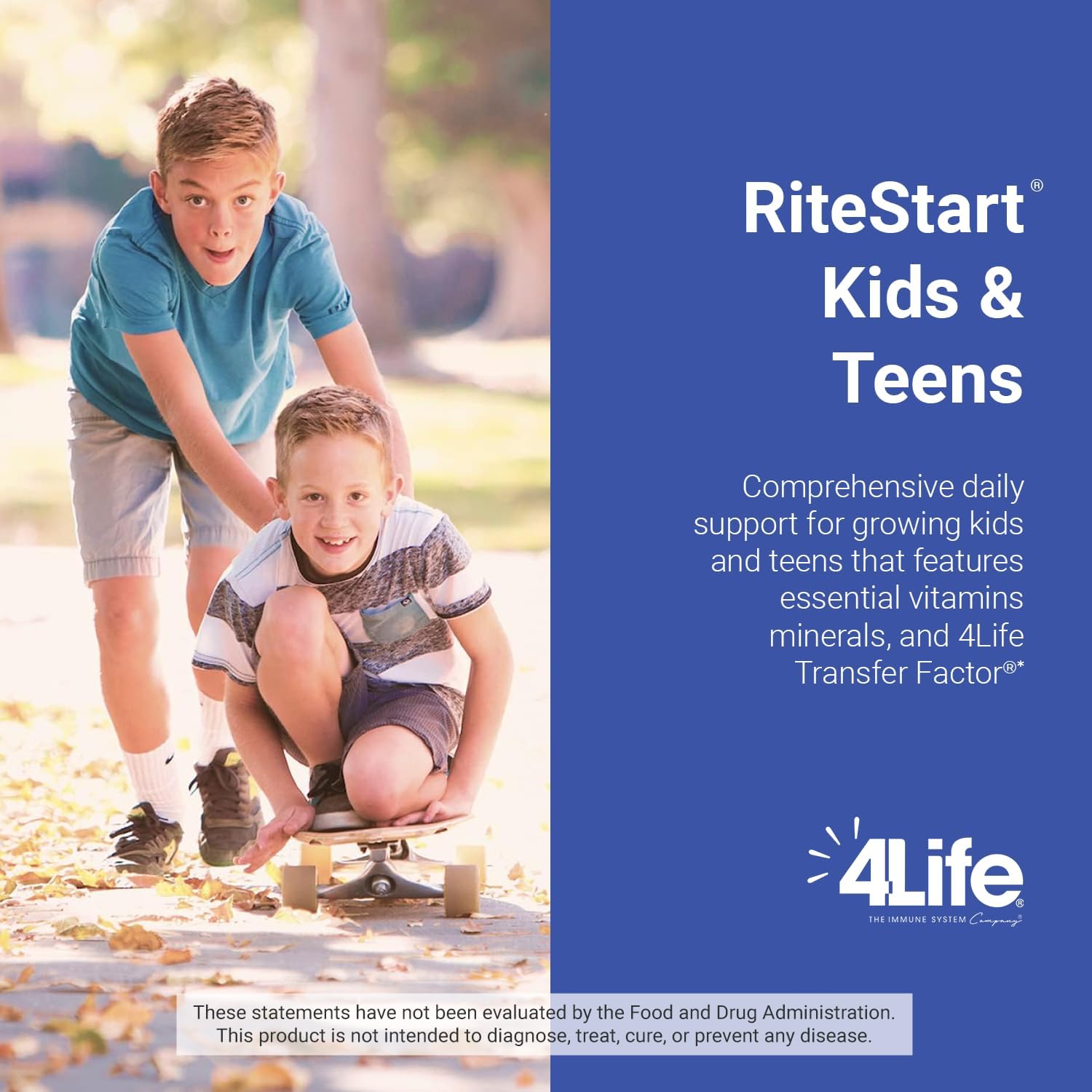 4Life RiteStart Kids and Teens Multivitamin Chewables, 120 comprimidos