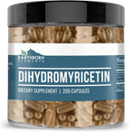 Earthborn Elements DHM Dihidromiricetina 200 Cápsulas, Puro y sin Diluir, Sin Aditivos