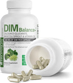 Bronson DIM Balance+ con Calcio D-Glucarato, Extracto de Brotes de Brócoli y Vitamina D3, 200 mg de DIM por Cápsula, 60 Cápsulas Vegetales