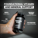Gains in Bulk Square 1 Multivitamínico y Mineral para Hombres y Mujeres - 90 Cápsulas