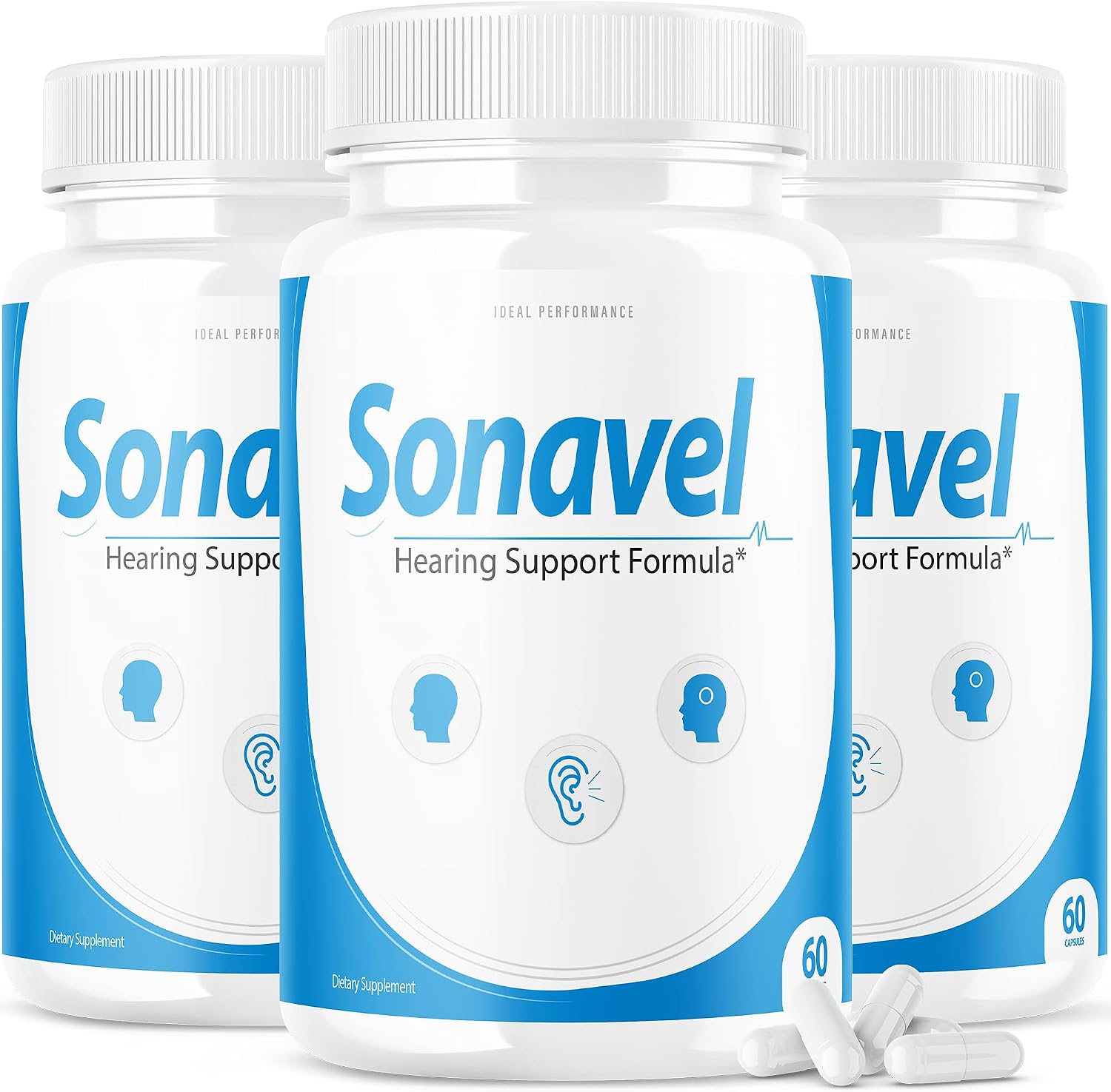 Sonavel Hearing Support Formula (180 Cápsulas) - Pack de 3