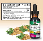 Nature's Answer Extracto de Semilla de Fenogreco con Alcohol Orgánico - 1 Onza Líquida
