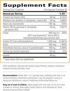 Integrative Therapeutics Active B-Complex - Apoyo Energético Celular y Salud Cardíaca con Vitaminas B2, B6 y B12 - 120 Cápsulas