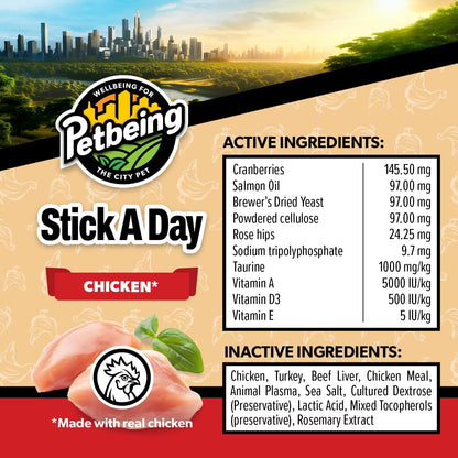 PETBEING Stick a Day para Perros - Snacks Diarios con Sabor a Pollo Real y Apoyo 7 en 1 - 28 unidades – Image 4